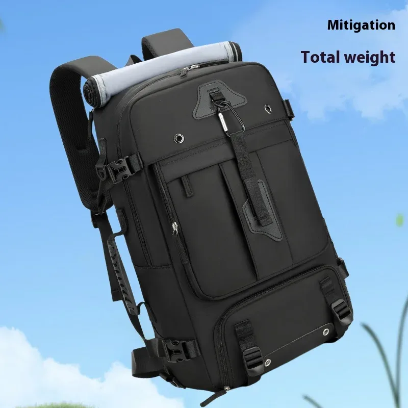 sac à dos transfrontalier pour hommes au design haut de gamme, sac à bandoulière grande capacité, sac de voyage portable, sac à dos de randonnée en plein air