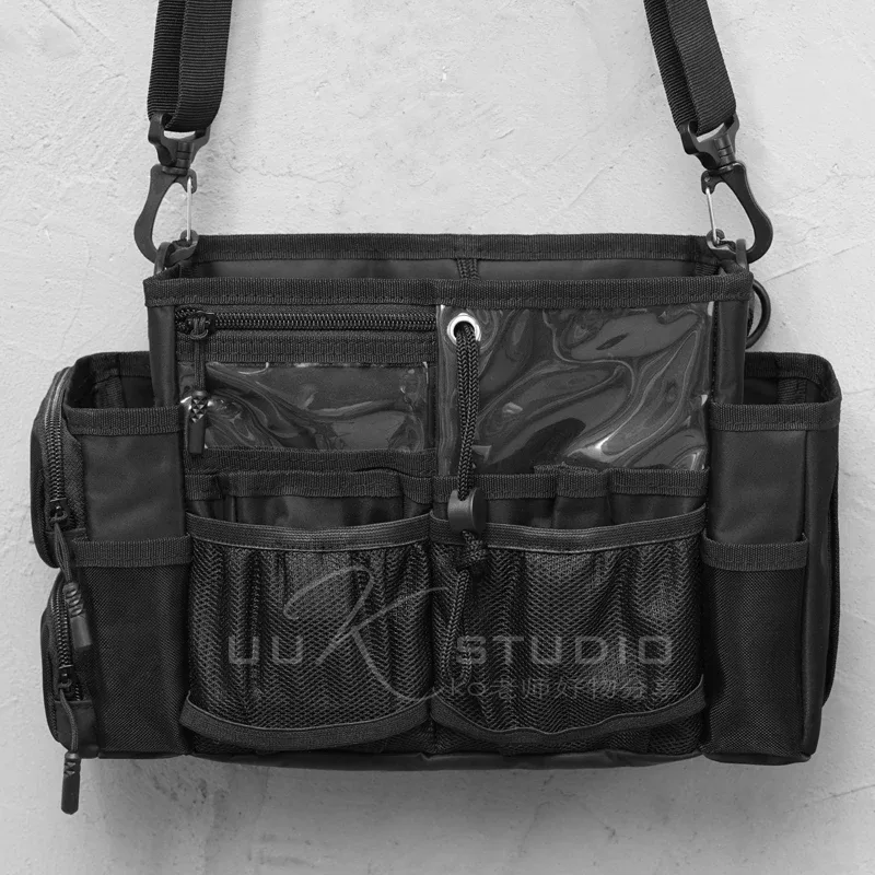 Trousse de maquillage pour artistes, Kit de retouche sur le site, organisateur de cosmétiques, sac d'insertion