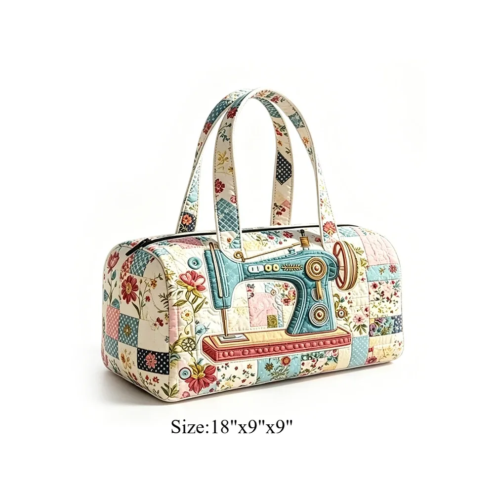 sac de voyage matelassé à imprimé floral vache, sac de week-end léger, bagage à main pour la gym, les sports et les escapades