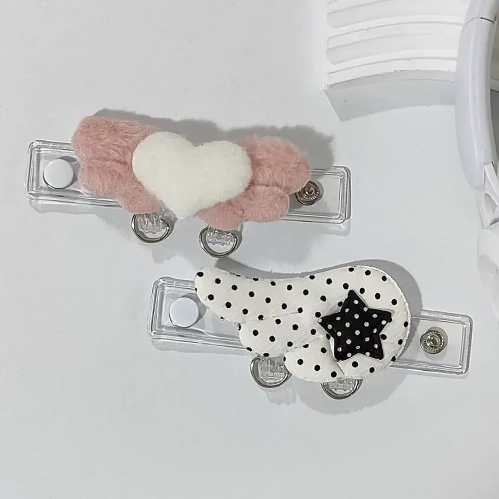 1 pièce boucle d'extension transparente durable pour sac avec doubles anneaux en d, support décoratif pour sangle de sac, porte-breloque pour sac à dos