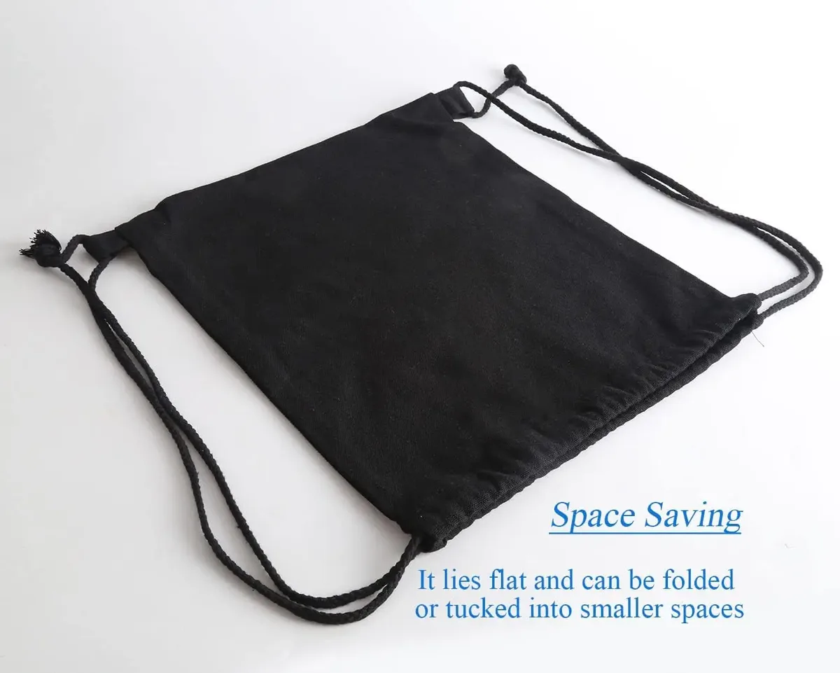 sac de rangement en coton avec cordon de serrage, sacs en toile blanche pour bonbons, pochette cadeau, sacs réutilisables pour articles ménagers, sacs anti-poussière