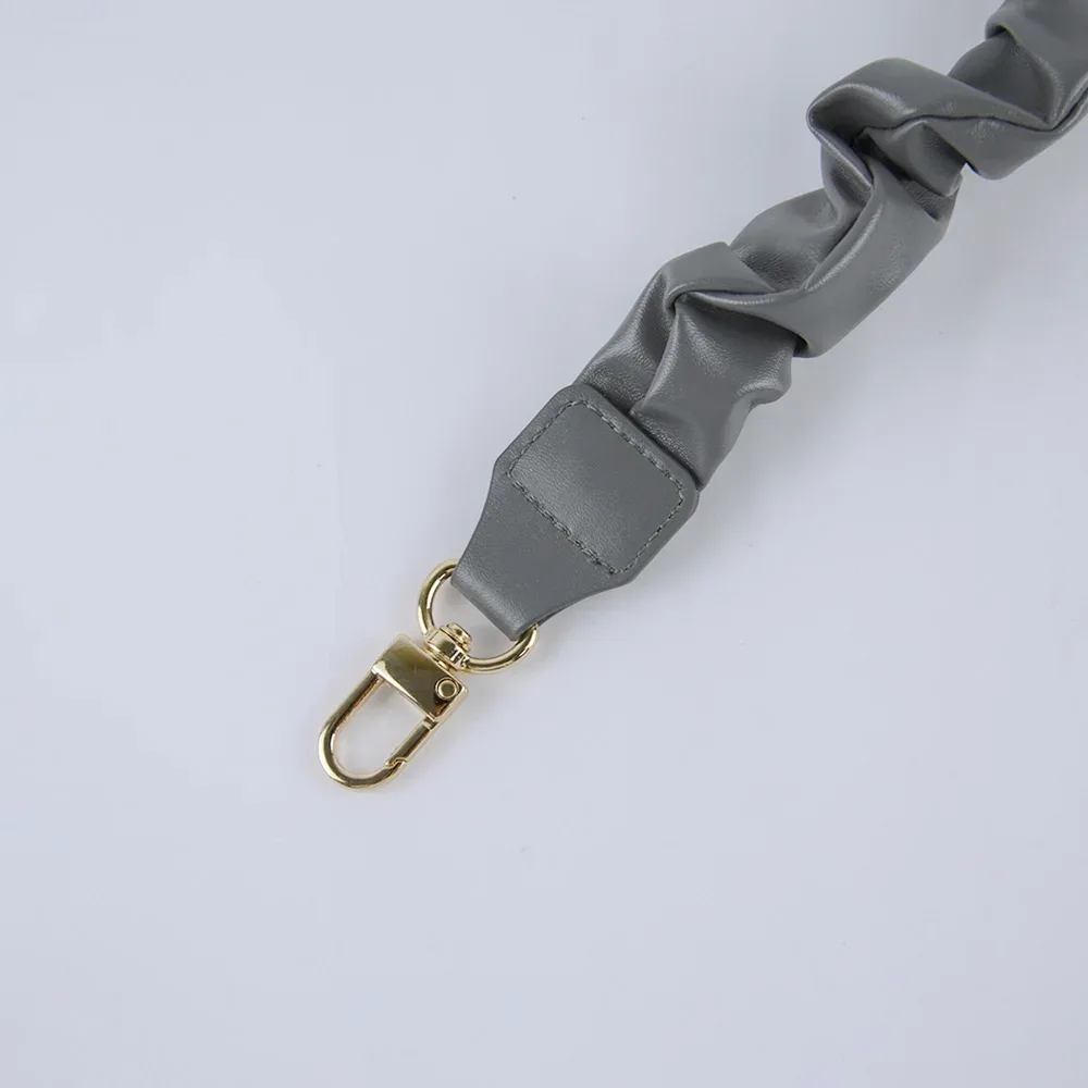 nouveau sac froissé en cuir bretelles plissées courtes longues plis poignées épaule sous les bras sangle remplacements sac à bandoulière accessoires