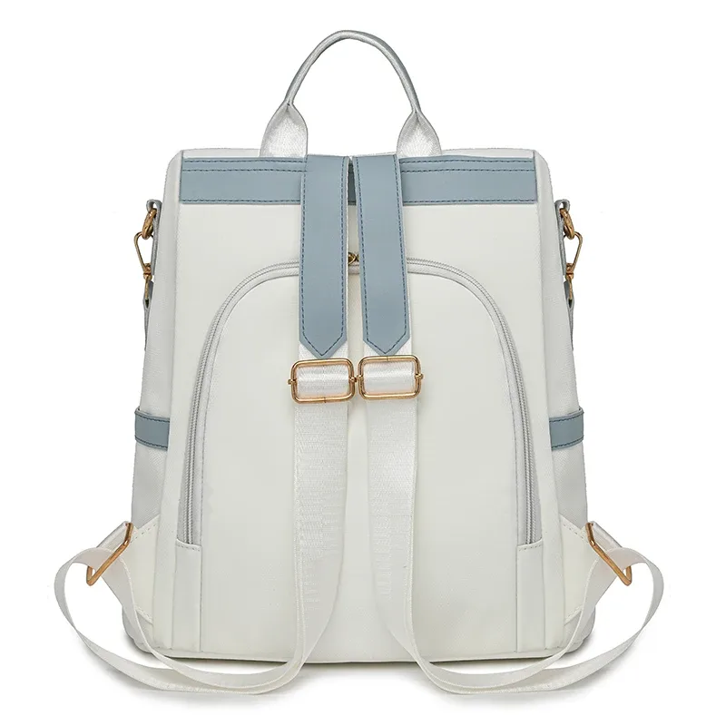 sac à bandoulière en cuir souple de grande capacité sr pour femme, sacoche antivol à la mode, rétro décontracté, polyvalent, simple