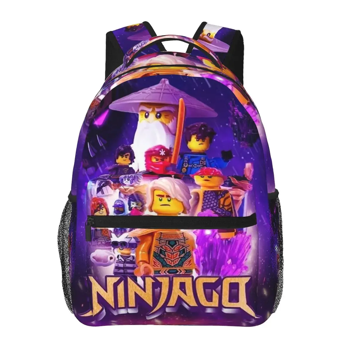 sac à dos ninjagos ninja warrior pour étudiants, sac d'école, sac à dos de randonnée, sac de voyage pour garçons et filles, sac à dos à la mode, sacs à bandoulière