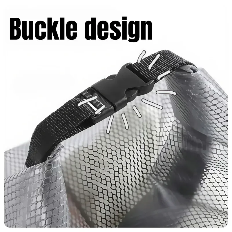 sac de voyage unisexe d'été nouveau pour l'extérieur, grande capacité, pratique, transparent, en plastique, étanche, portable, à bandoulière, pour la plage