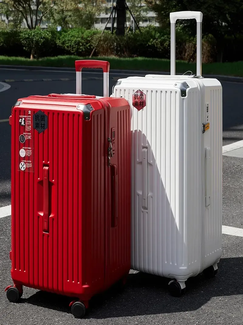 valise de voyage surdimensionnée de 28/30/36/50 pouces avec cinq roues tournantes, boîtier embarqué de 20 pouc