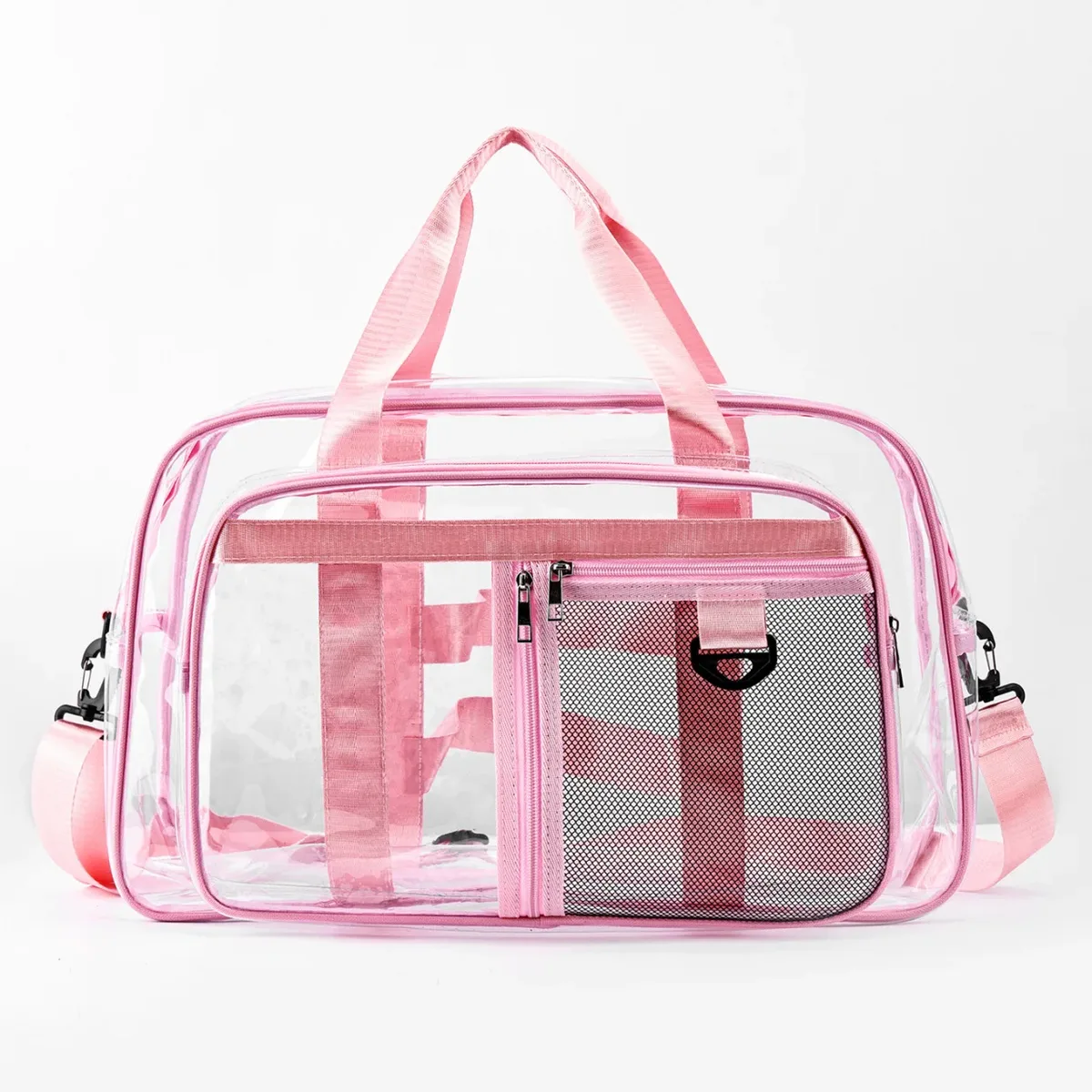 sac de voyage transparent en pvc, sac de natation pour vêtements secs et mouillés, sac de rangement portable pour courts séjours et voyages d'affaires, style minimaliste urbain