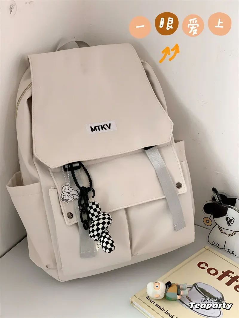 grand sac de voyage japonais pour adolescent cartable femme nouvelle mode harajuku collage étudiants sac à dos étanche voyage mochila