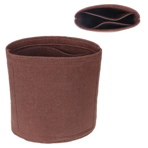 organisateur d'insertion de sac pour sac de créateur monogramme lv seau gm, sacs ronds doublure intérieure accessoires support personnalisation