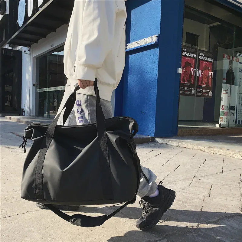 oxford sac de voyage sacs à main grande capacité bagage à main sacs hommes femmes épaule en plein air fourre-tout week-end étanche sport sac de sport