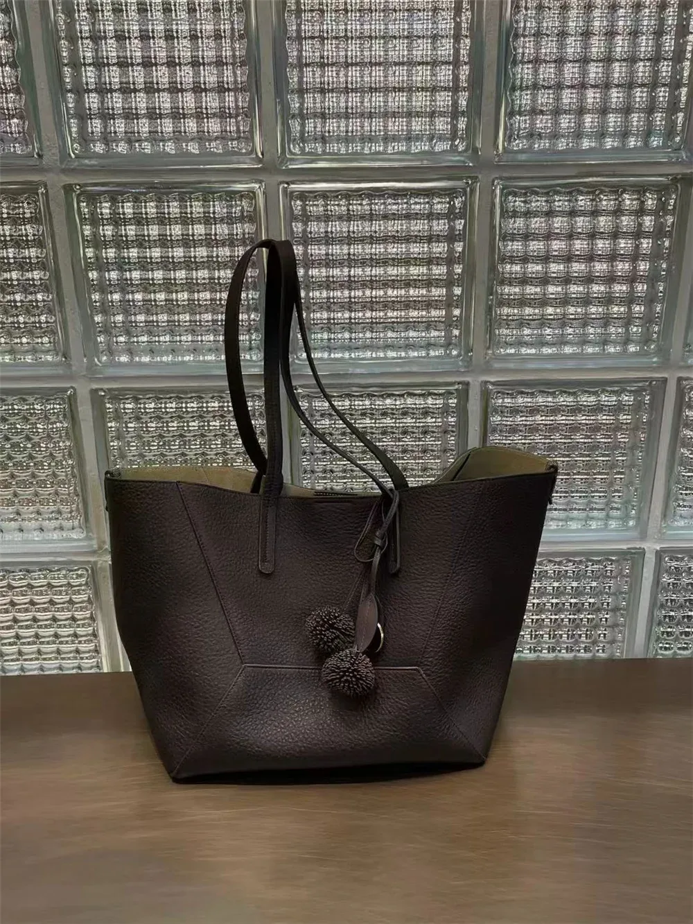 sac fourre-tout en cuir véritable de haute qualité pour femmes, grande capacité, sac à bandoulière/sac à main, décontracté et polyvalent