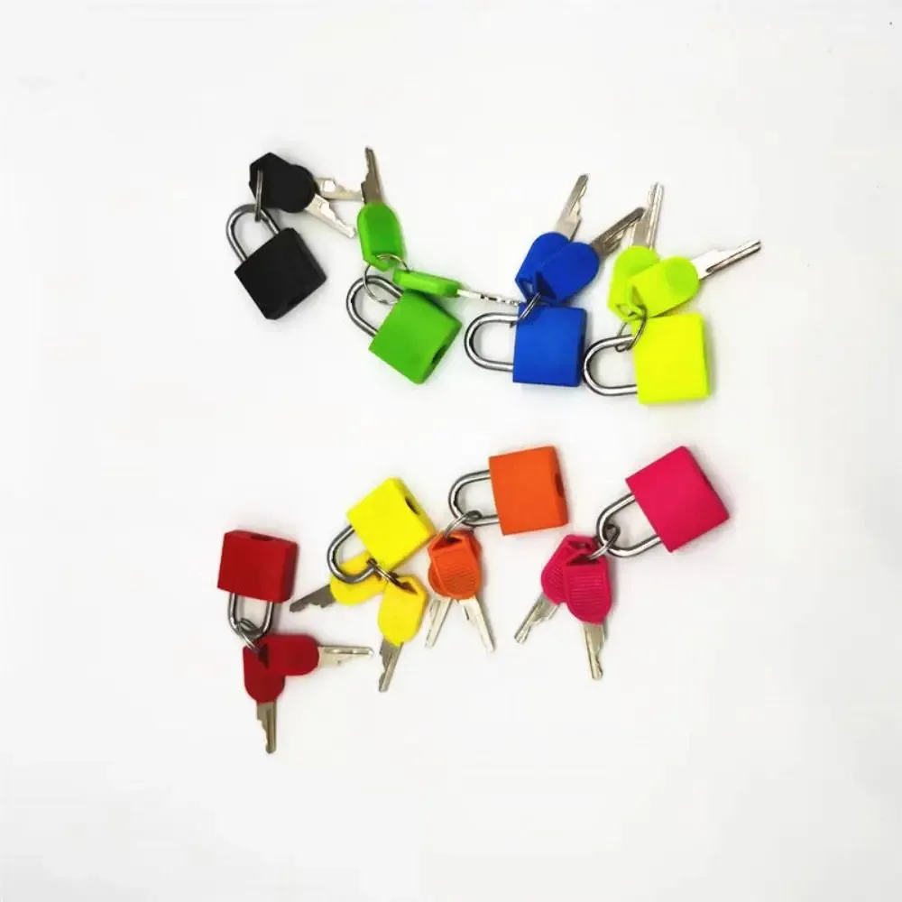 serrure de porte d'armoire de sécurité antivol, mini-cadenas de valise, acier de bain, petite serrure à bagages, fournitures de voyage, 2 prédire, 23mm