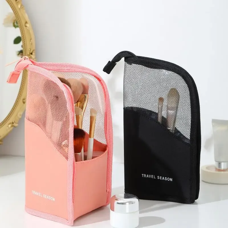 Étui pour pinceaux de maquillage, support portable, sac cosmétique étanche, porte-maquillage, idéal pour les voyages et le rangement à domicile
