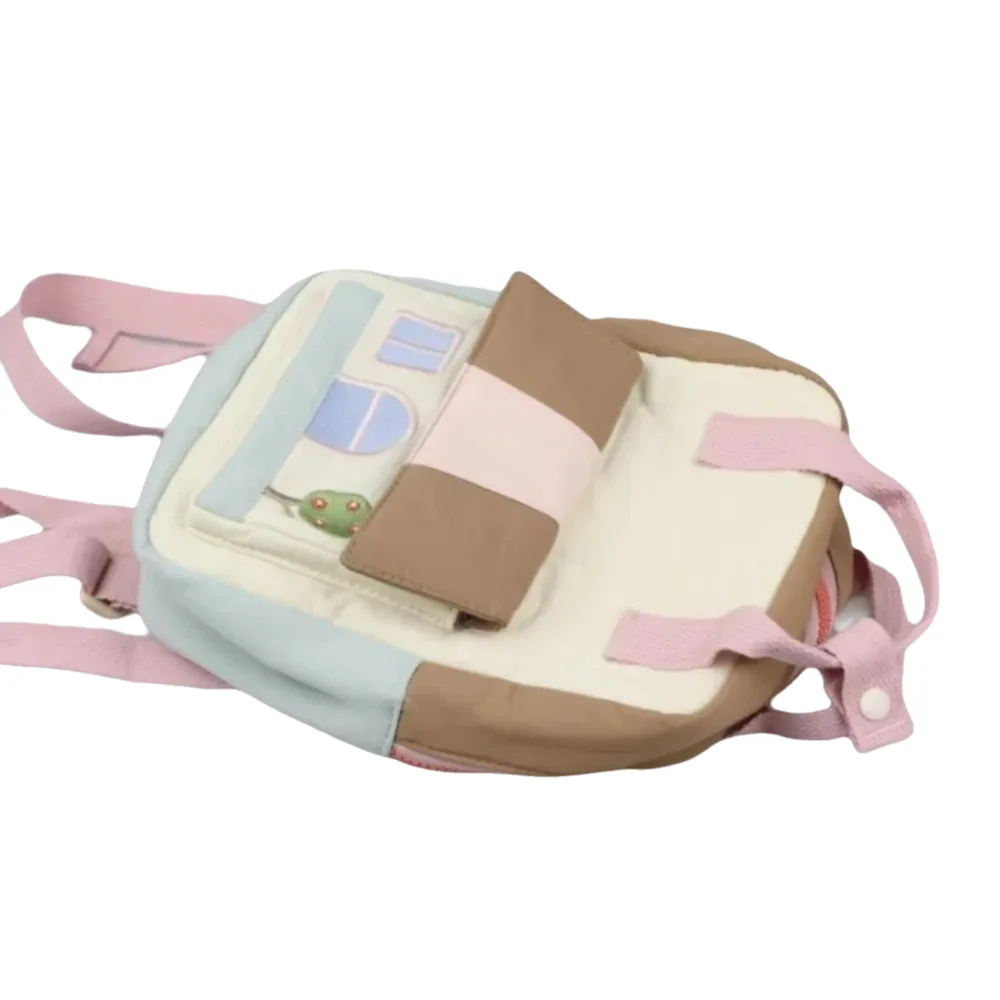 sac à dos léger pour étudiants, grande capacité, sac d'école brodé de maison dans les arbres, joli sac à dos de voyage polyvalent pour filles et tout-petits