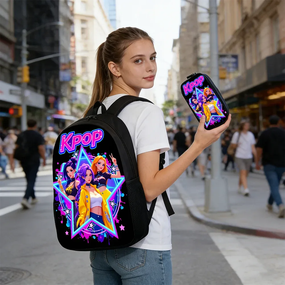 ensemble de sacs à dos à motif de groupe de filles k-pop, 1/2/3/4/5 pièces, le cadeau parfait pour les fans de kpop