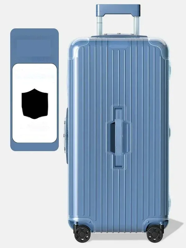 housse transparente pour valise rimowa clear protective cover essential trunk plus 33 pouces, housse de protection pour bagages rimowa