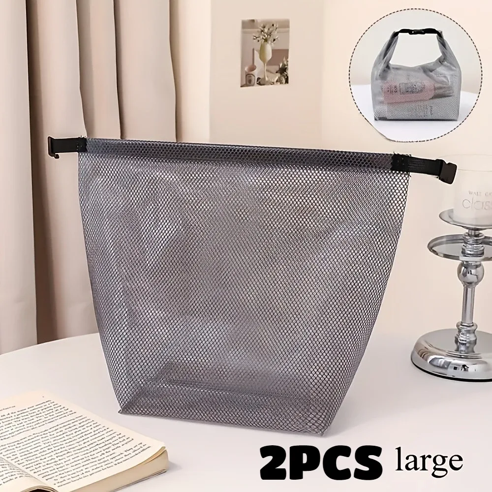 lot de 2 sacs de rangement étanches pour cosmétiques, vêtements de sport et de natation, pochette de voyage pour hommes et femmes, sac de lavage pour activités de plein air