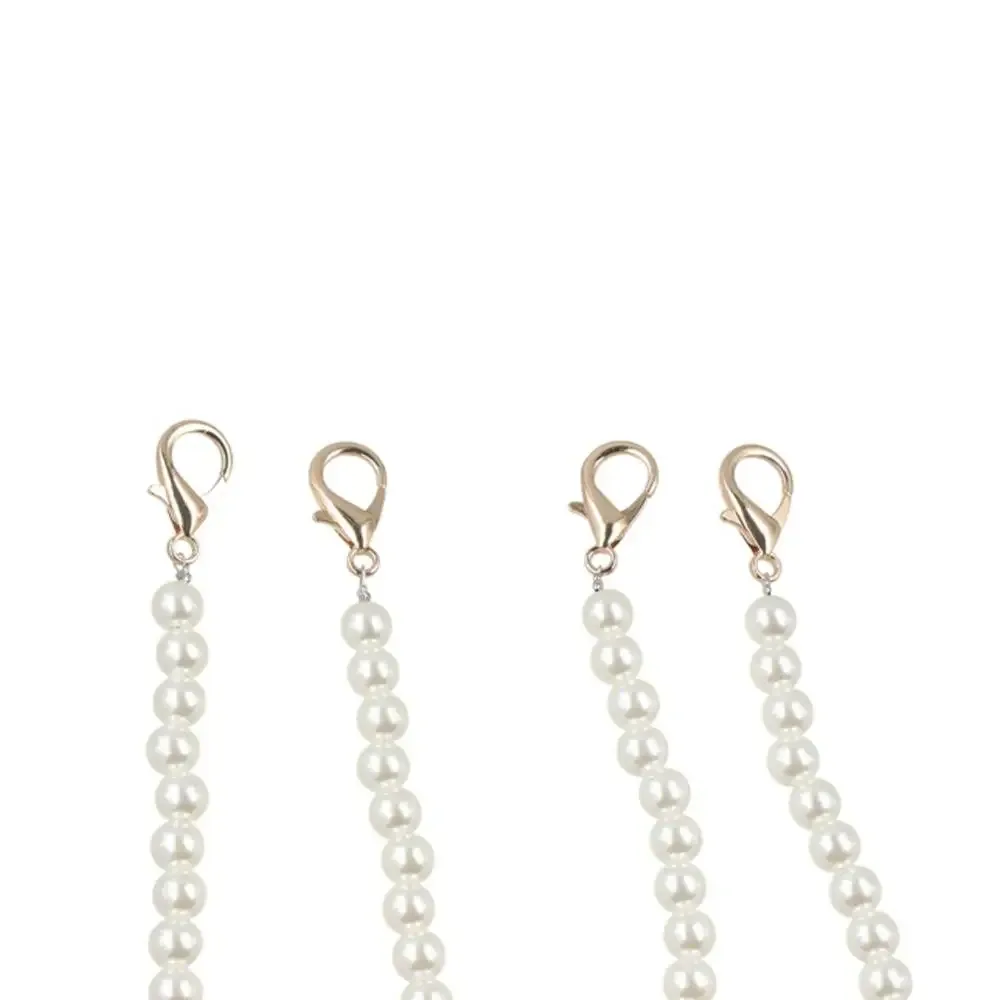 pièces de rechange portables pour sacs diy : longue bandoulière de sac en perles pour femme, chaîne de sac en perles, chaîne perlée pour sac fourre-tout, poignée de sac à main