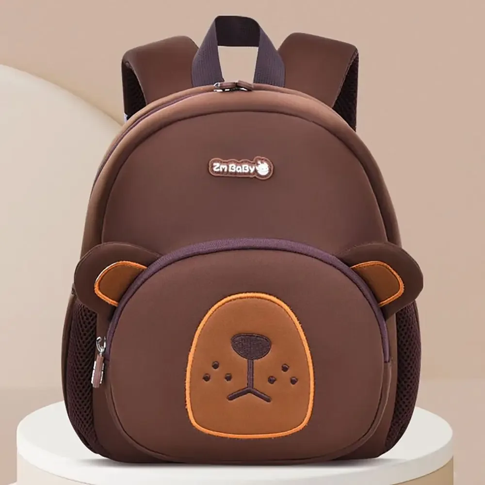 sac d'école portable de grande capacité, bandoulière réglable, sac de voyage durable, sacs à bandoulière à rayures réfléchissantes de dessin animé pour étudiant
