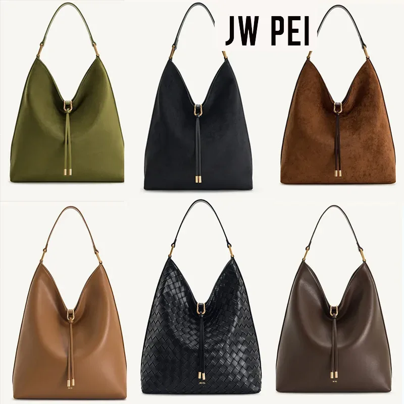 Sac fourre-tout JWPEI pour femme, sac Ariahobo, grande capacité, style décontracté, sac à bandoulière, sac seau croisé
