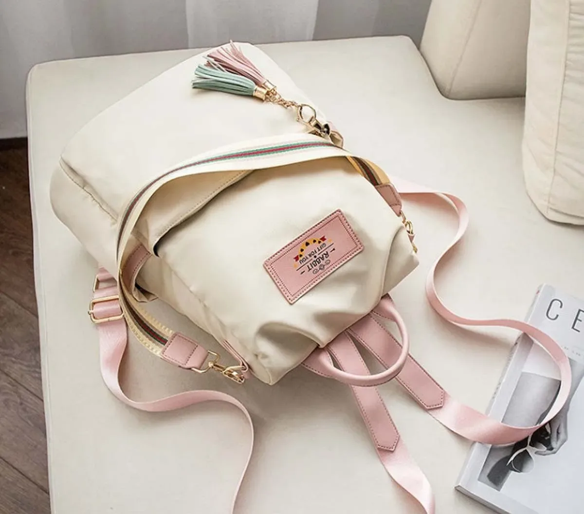 sac à dos en tissu oxford pour femmes, petit sac à dos super fire pour étudiantes, version coréenne, cartable de voyage de grande capacité