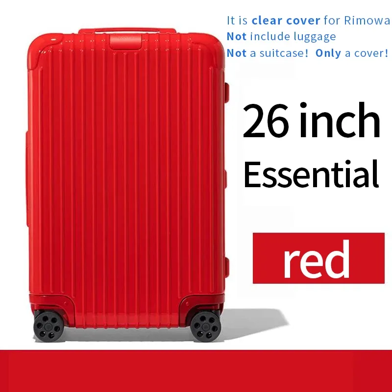housse de protection transparente pour bagages, applicable pour rimowa essential, 21 26 30 pouces, housse de valise rimowa salsa
