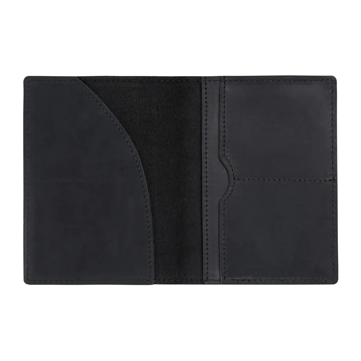 porte-passeport en cuir pour les essentiels de voyage, étui mince pour passeport, portefeuille de voyage, sac pour cartes de crédit pliable pour femmes et hommes