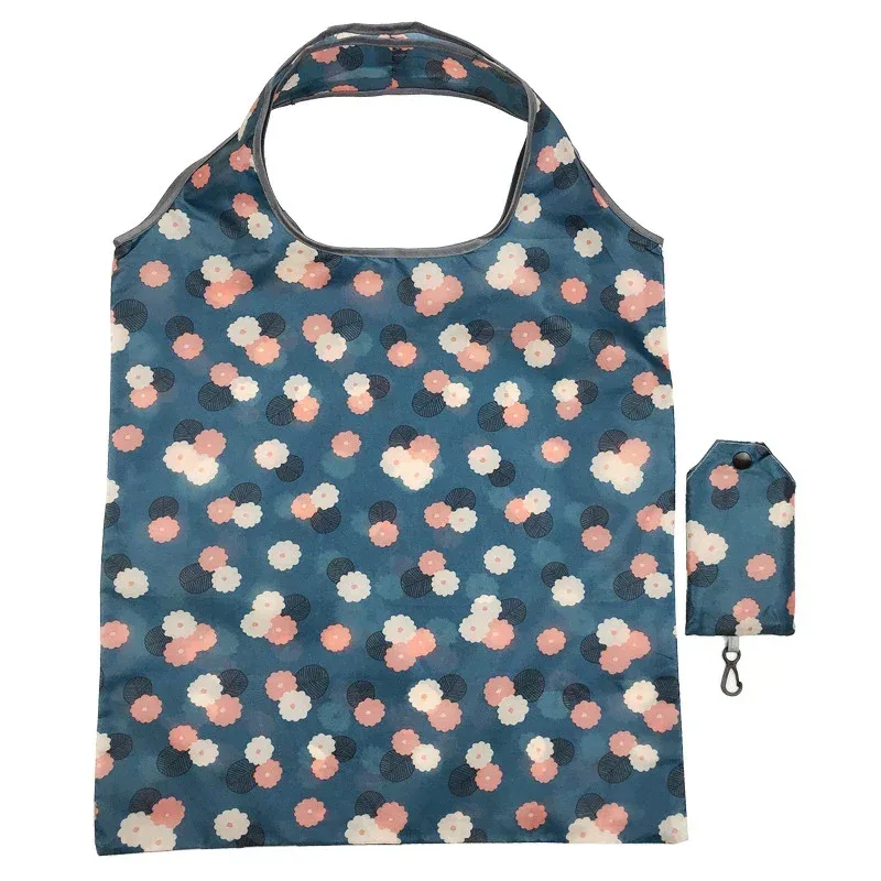  sac à main fourre-tout écologique pliable imprimé à la mode – sac de voyage et d'épicerie de grande capacité avec pochette sacs à provisions