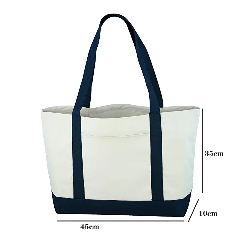 sac à bandoulière en toile personnalisé pour femmes, grande capacité, à la mode, polyvalent, léger, pour les déplacements, le shopping, fourre-tout cadeau à main