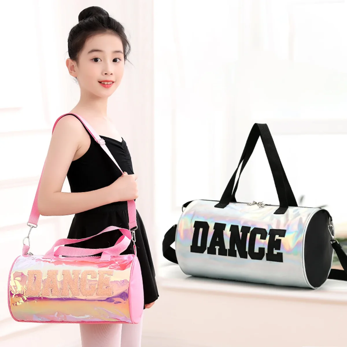 sac de danse léger polyvalent pour filles, sac de voyage pour enfants, sac à main pour gymnastique, voyage, sport, danse, cadeau pour la journée des enfants