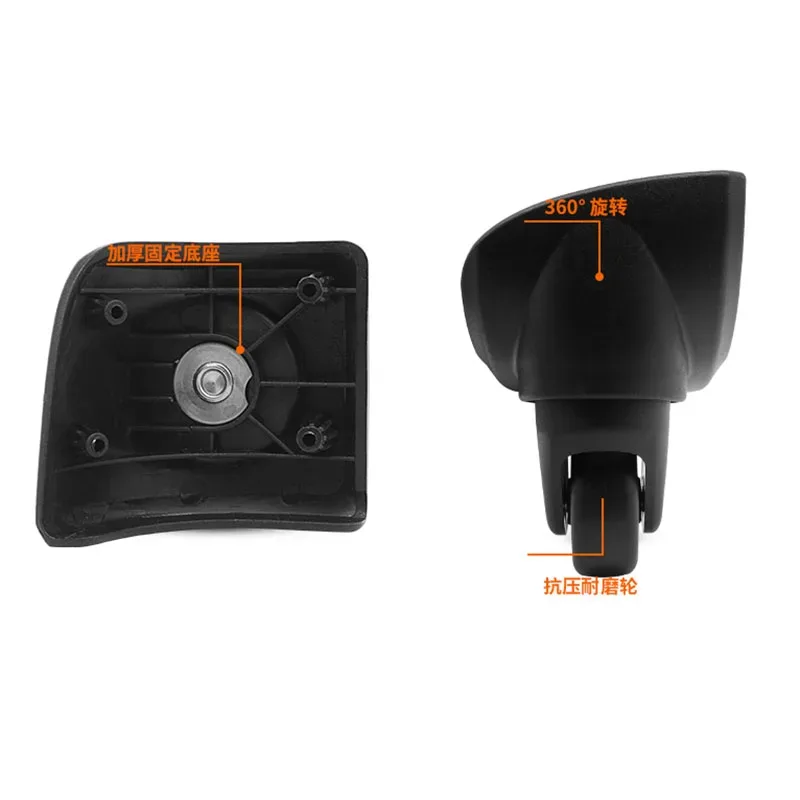 roues de rechange universelles pour valise de voyage en tissu 35t/zd244/zd-244, roulettes pivotantes à tirer