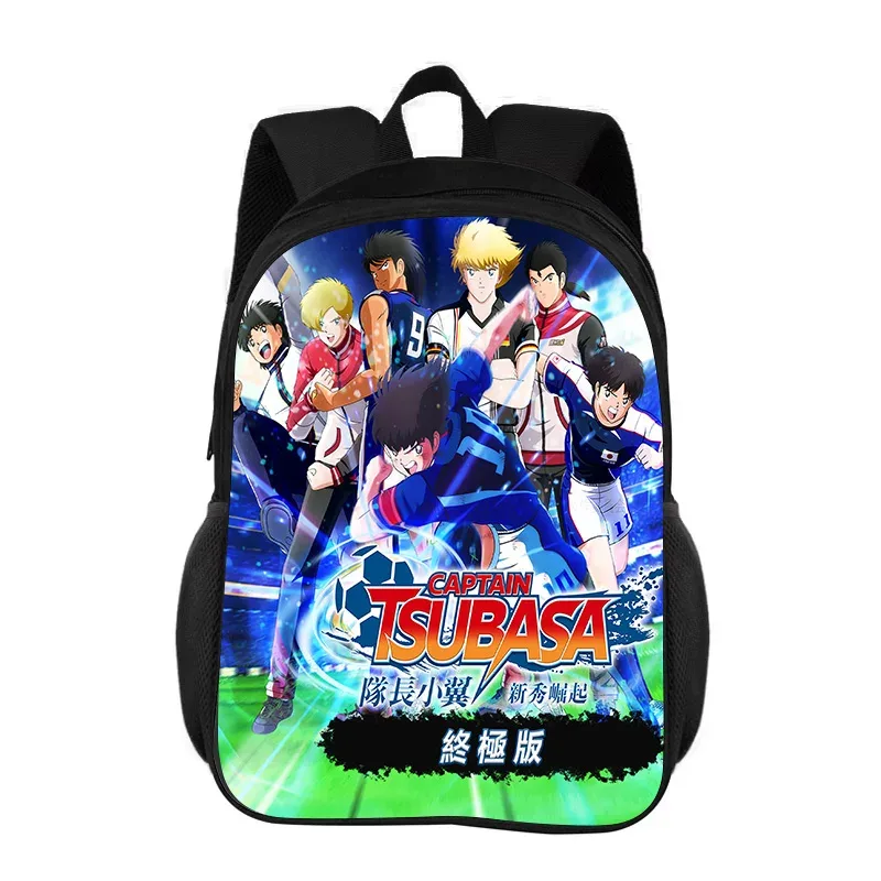 sac à dos captain tsubasa, durable, à la mode, avec fermeture éclair, grande capacité, meilleur cadeau d'anniversaire pour garçon et fille