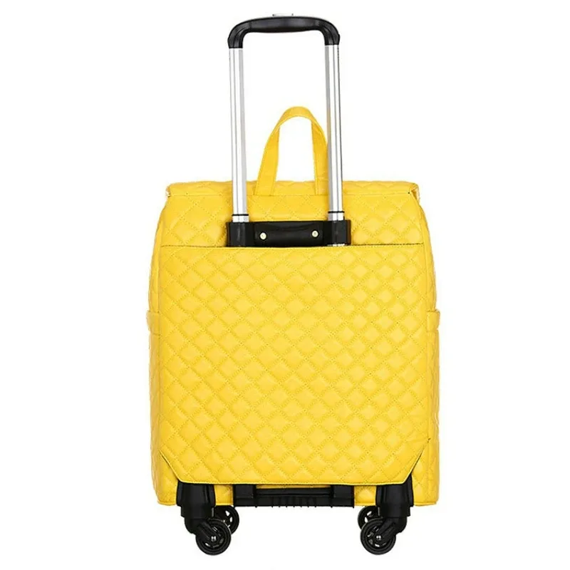valise à roulettes avec roues silencieuses universelles, sac à bagages à roulettes, sacs de voyage légers, bagages à main à la mode, 20 po