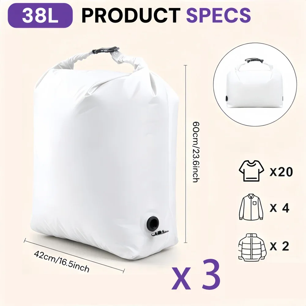 sacs voyage compression vide lourds voyage etanche anti dechirure reutilisable organisateur rv campeur durable portatif compact leger pliable protection anti humidite & moisi maison placard sacoche homme sac de sport
