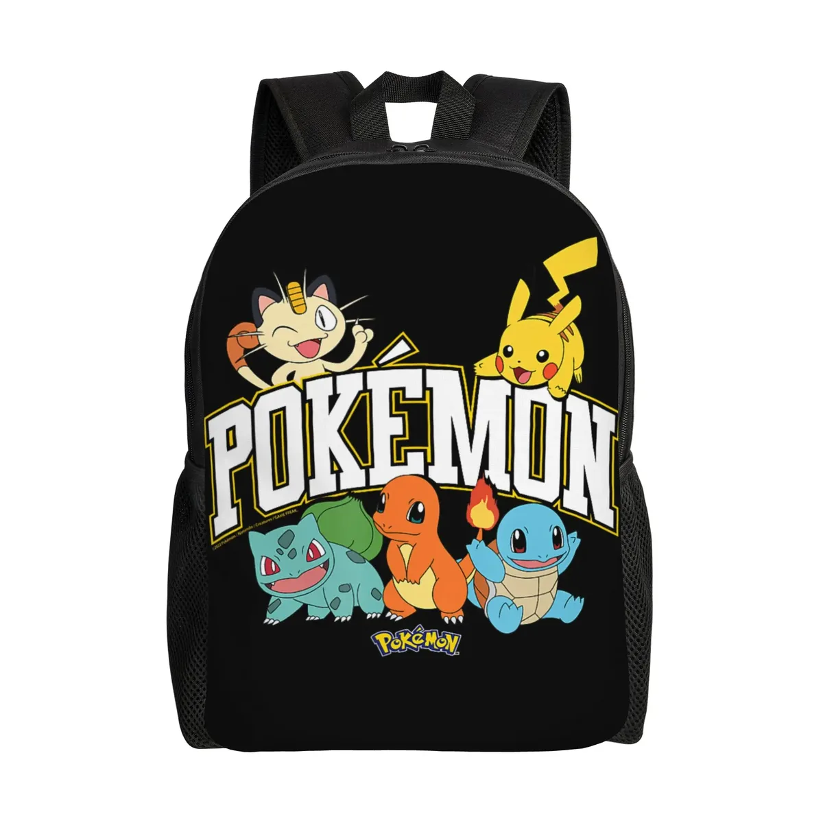 sacs à dos pokemon pikachu anime lightning scence daypack mochila school retro sac à dos lavable