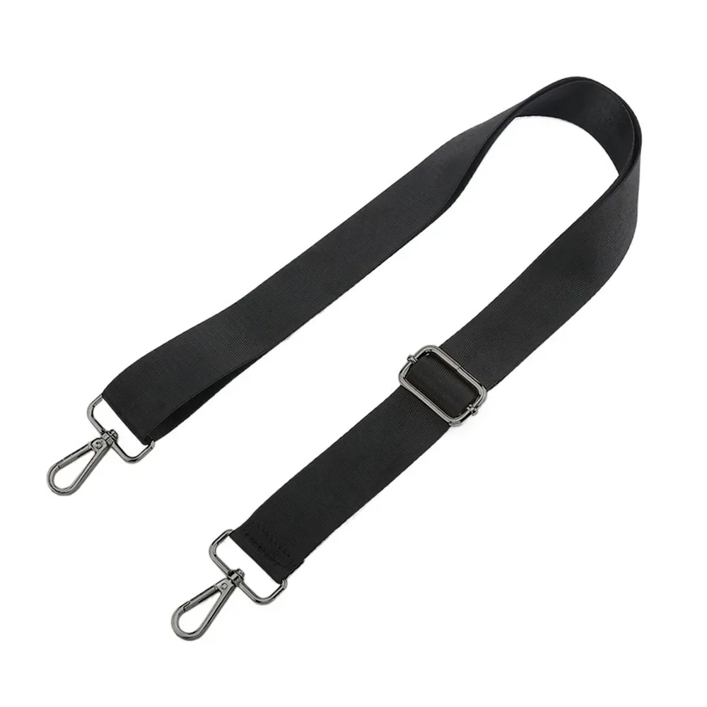 accessoires pour sacs, sangle de sac réglable, sangle de sac à bandoulière en nylon noir, ceinture de sac, pièces et accessoires pour sacs bandoulière