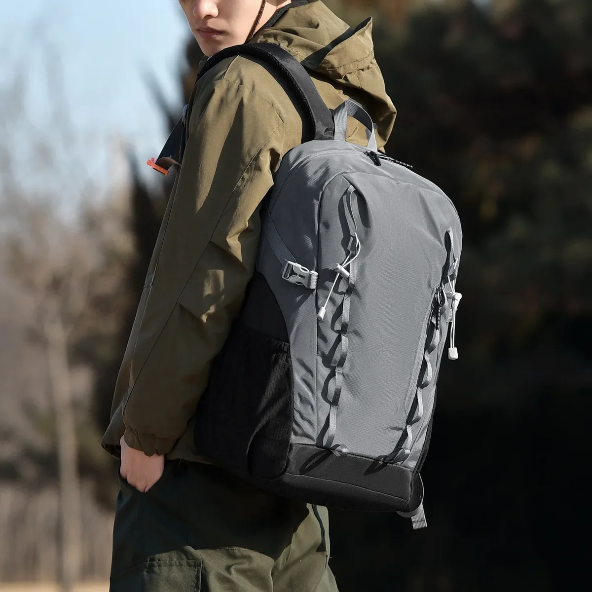 sac à dos de randonnée léger, résistant à l'eau, unisexe, pour les voyages en plein air, les trajets quotidiens, le camping, sac à dos pliable décontracté