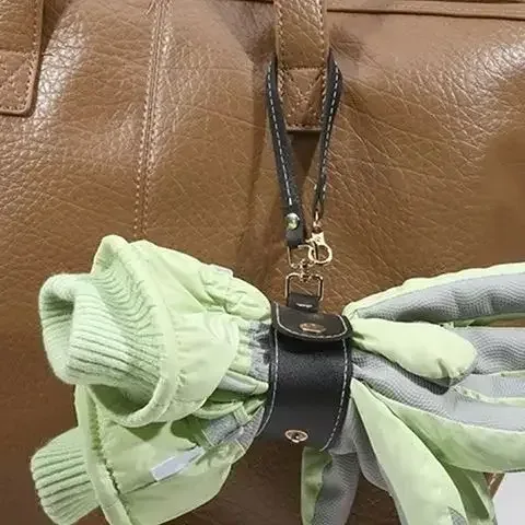 porte-gant et écharpe en cuir pu, multifonctionnel, tendance, sangle, voyage en plein air, randonnée, escalade, sac à dos, clip de chapeau, clip de rangement pour serviettes