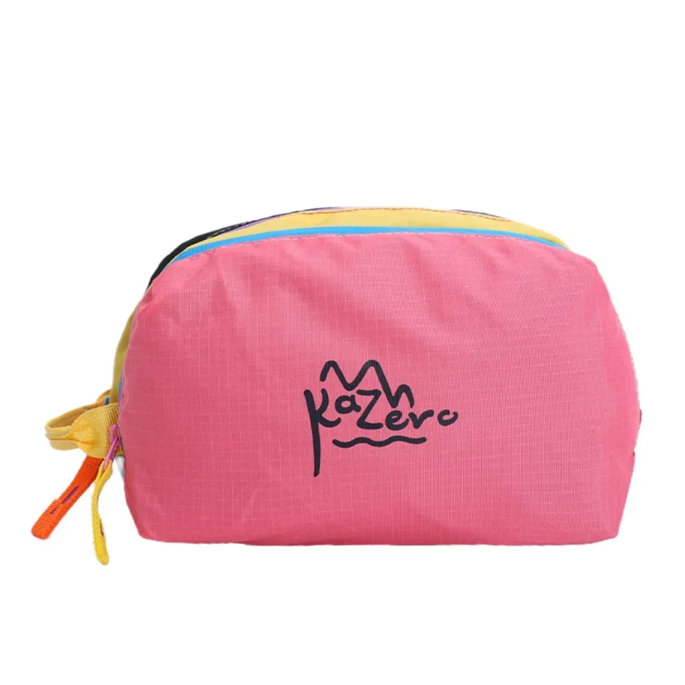 sac de maquillage multifonctionnel dopamine, fermeture éclair, multi-poches, mignon, sac à cosmétiques, porte-monnaie étanche, trousse de toilette en nylon pour femmes