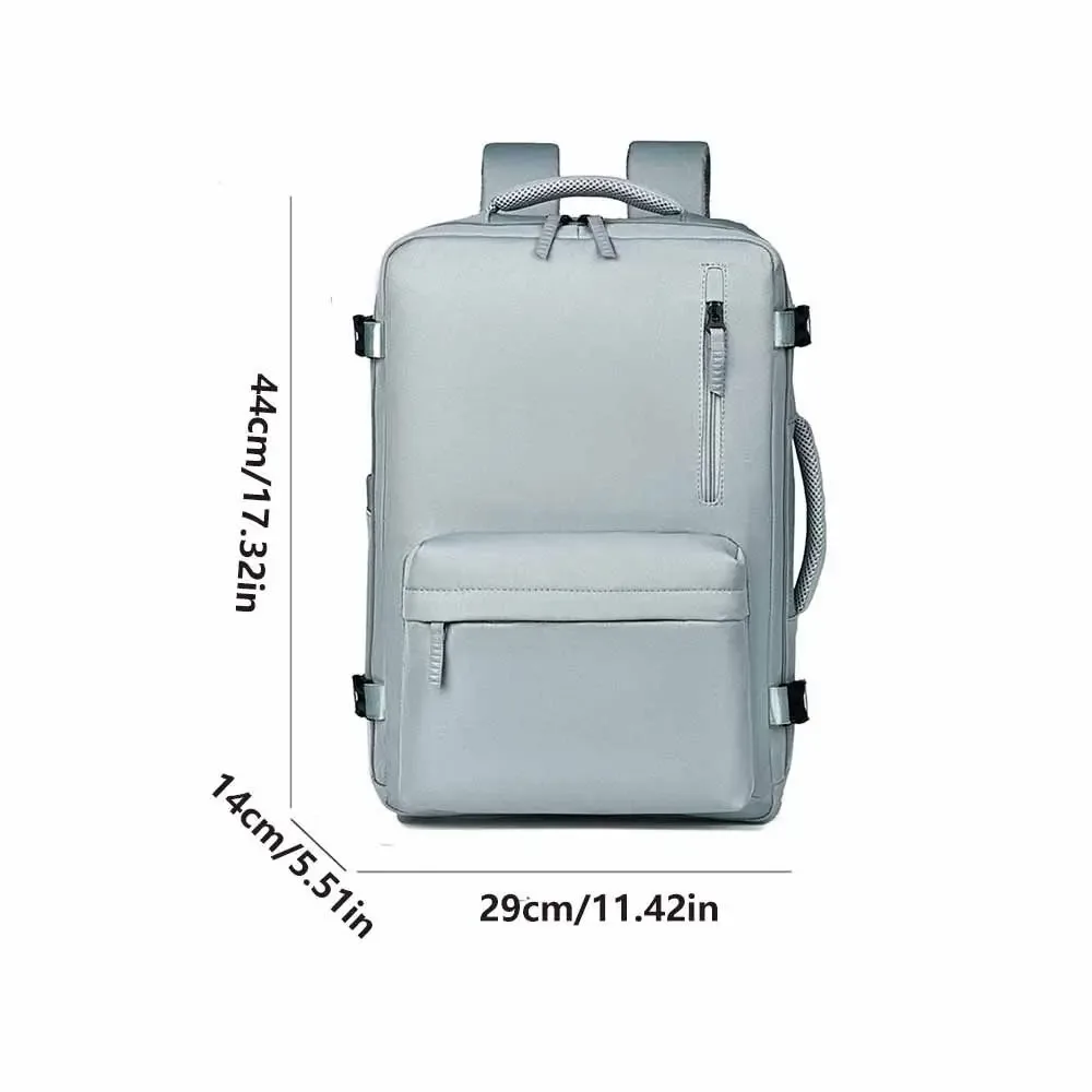 sac à dos de voyage à séparation sec et humide, imperméable, antivol, grande capacité, sac de cabine, plusieurs poches