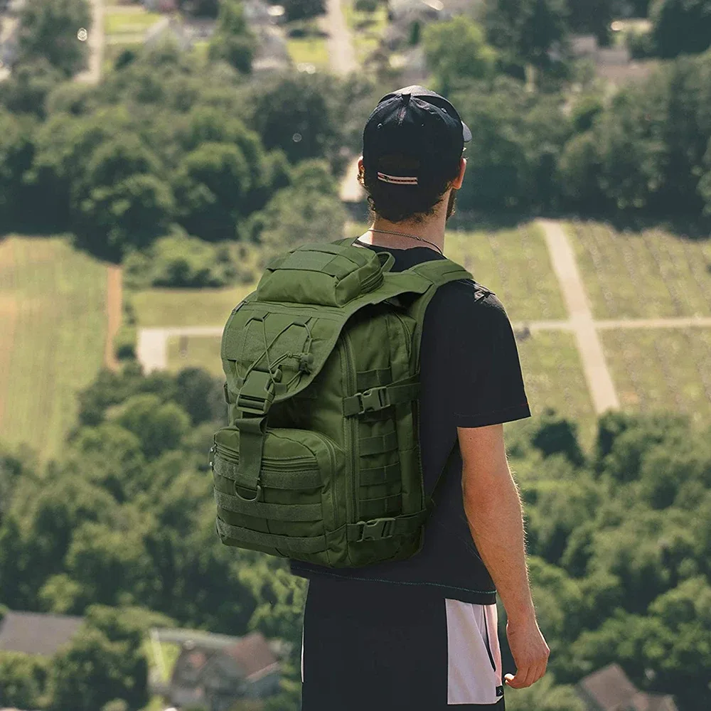 sac à dos d'assaut avec système molle pour sports de plein air, sacs à dos de camping et de randonnée, 40l