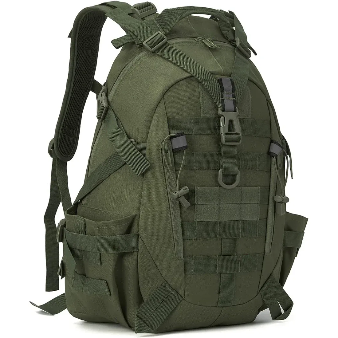 Sac à dos tactique 40L pour hommes, sacs à dos de randonnée et de camping, sacs de voyage réfléchissants pour l'extérieur, sacs de survie, sac à dos d'escalade Molle
