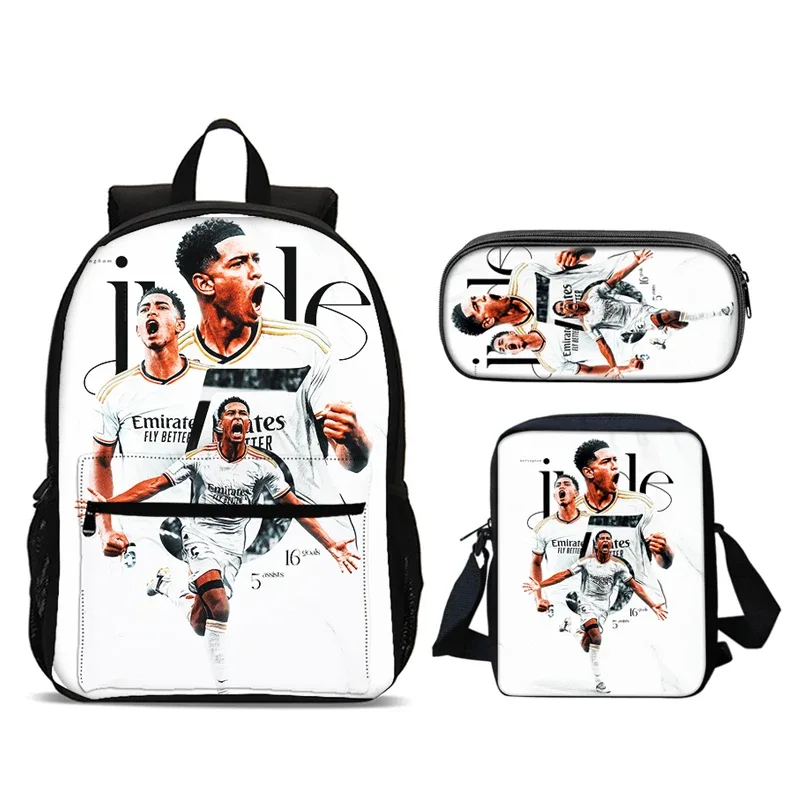 bellingham 3 pièces ensemble sac à dos sacs d'école anime sac à bandoulière trousse à crayons camping livre sacs pour garçons filles meilleur cadeau
