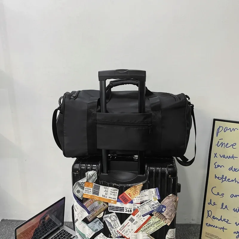 sac de voyage en nylon grande capacité – sac à dos sport imperméable pour hommes et femmes