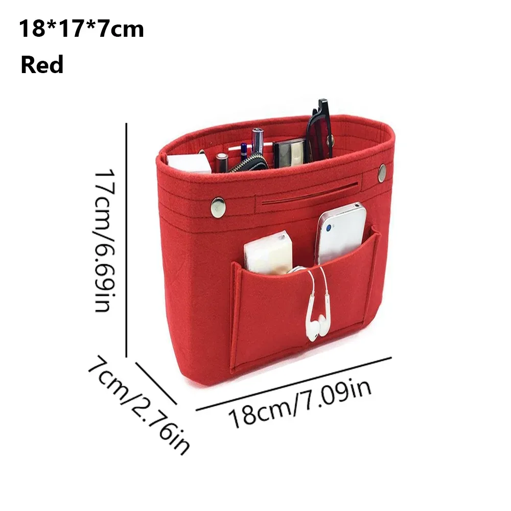 organisateur de sac à main en feutre simple, support de sac, doublure de sac à main de grande capacité, organisateur de rangement portable