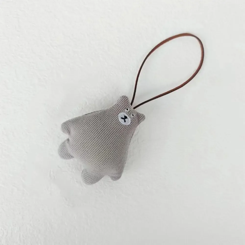 gril soft bag pendant pour filles, breloques de sac, accessoires assortis, queue, décoration de sac à dos, biscuit, style coréen, lanière animale