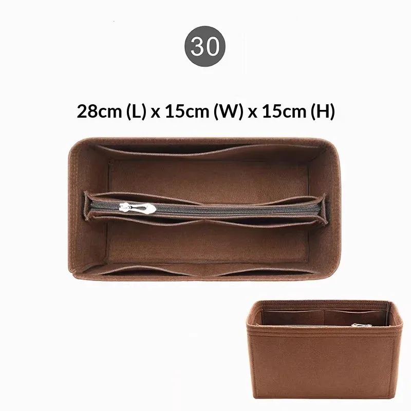 organisateur de sac en feutre pour sacs à rabat lv speedy 25 30 35, sac intérieur, trousse de maquillage, sac de voyage, accessoires pour sacs fourre-tout