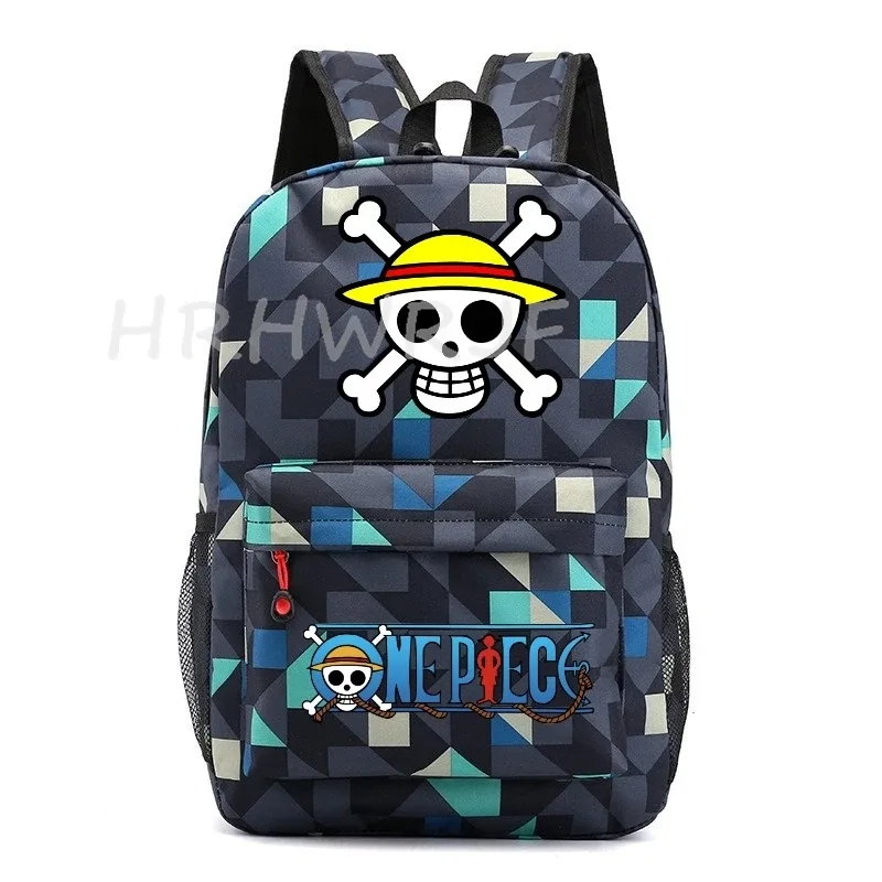 sac à dos one piece monkey d luffy pour adolescents, sac à dos en nylon pour filles, sac à dos mignon pour femmes, sac à dos pour ordinateur portable, sac de voyage, sac à dos de grande capacité, unisexe