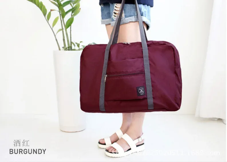 trave femmes sac en plein air hommes sacs pliant sac de rangement de voyage petit frais sacs de rangement de voyage pliable sac