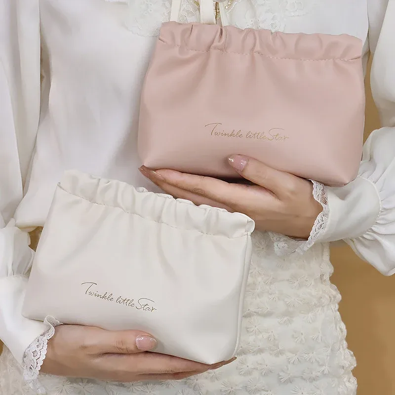Pochette de rangement portable en PU pour maquillage, mini rouge à lèvres, clés, bijoux, organiseur numérique, petite trousse de toilette pour femmes